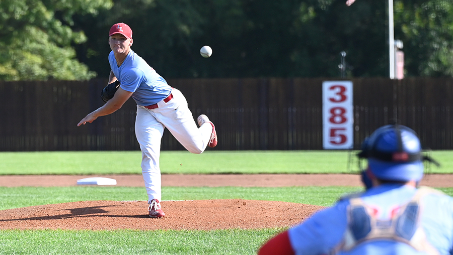 baseball player throwing ball