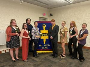 LLCC Phi Theta Kappa officers,