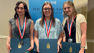 Farren Ackerman, Amelia Horn and Olivia Marchizza